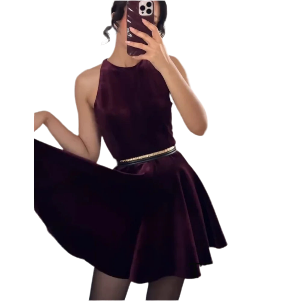Velvet Mini Dress