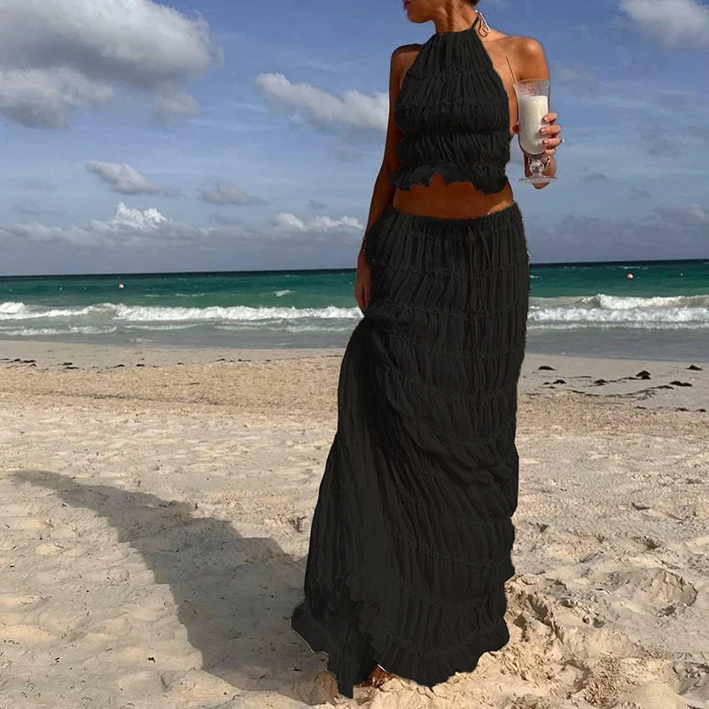 Boho Plissen Set