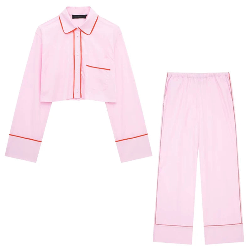 Mina Bluse & Hose Set