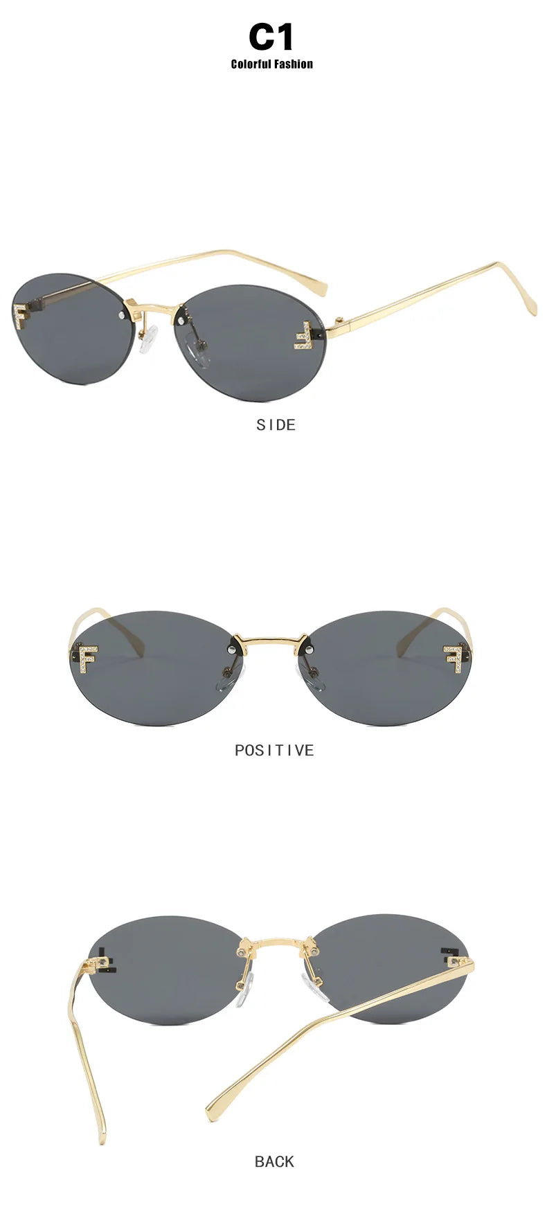 FF Letter Brille