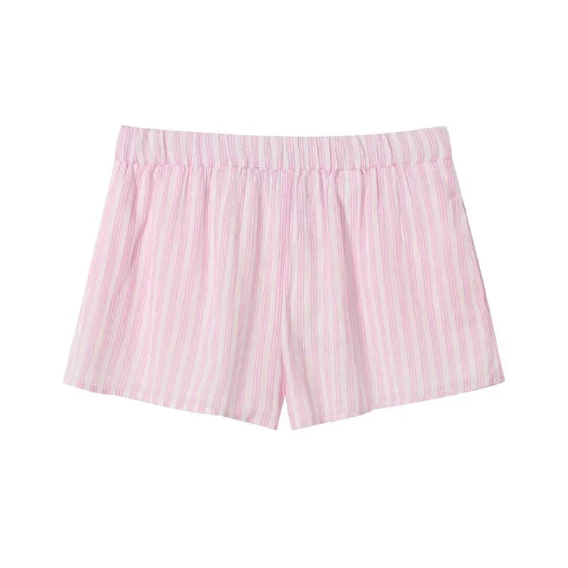 Rose Shirt Short Set