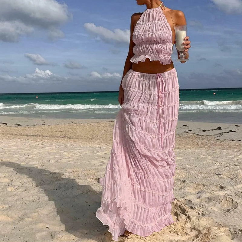 Boho Plissen Set