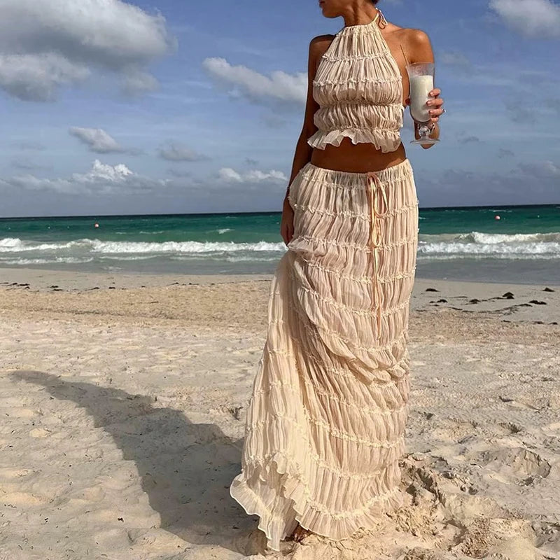 Boho Plissen Set