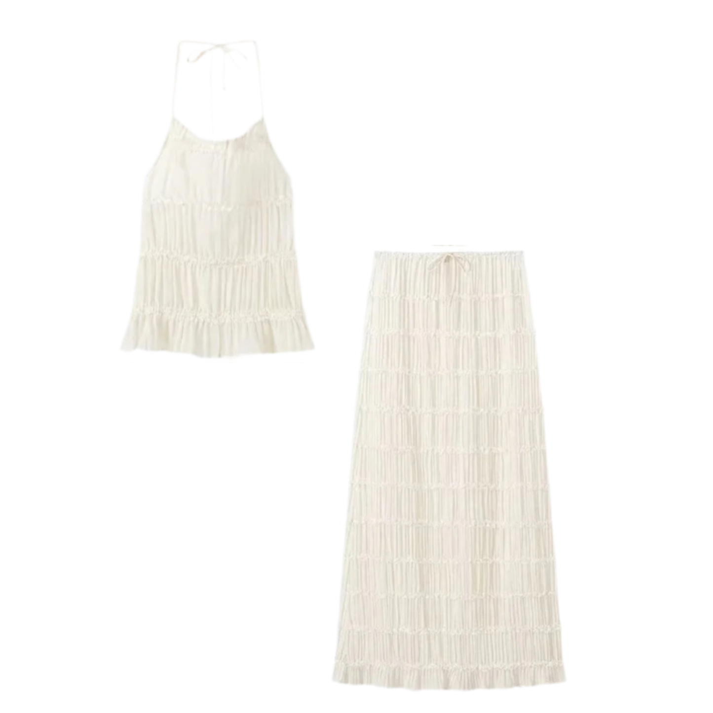Boho Plissen Set