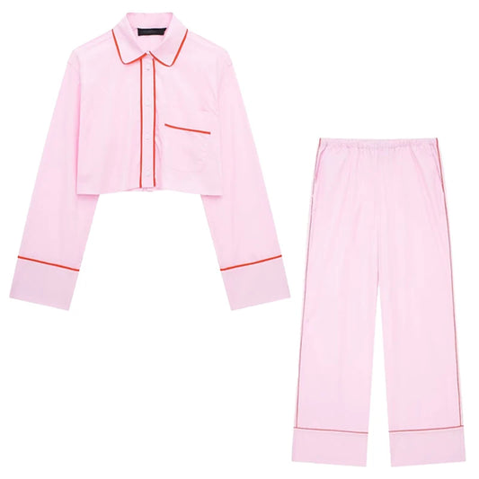 Mina Bluse & Hose Set