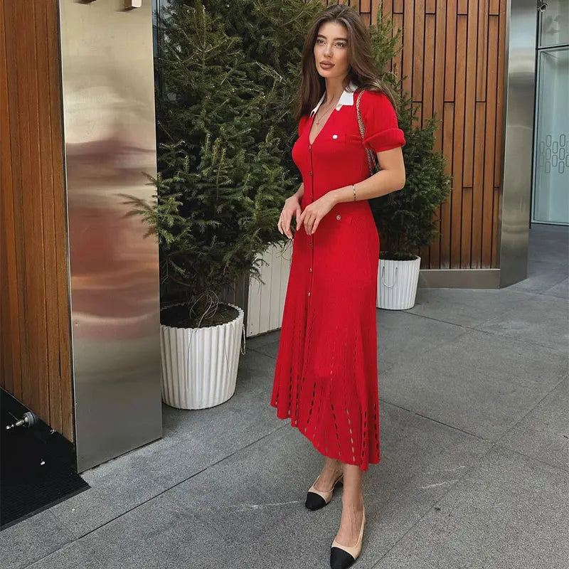 British Midi Kleid