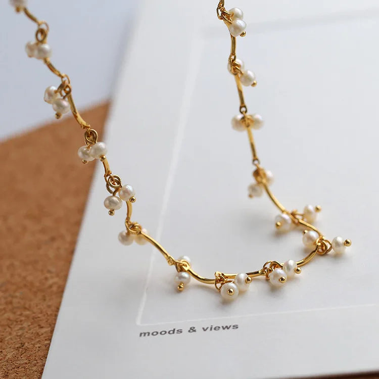 Perla Halskette und Bracelet