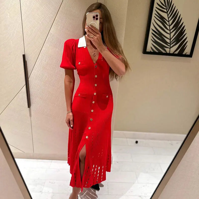 British Midi Kleid